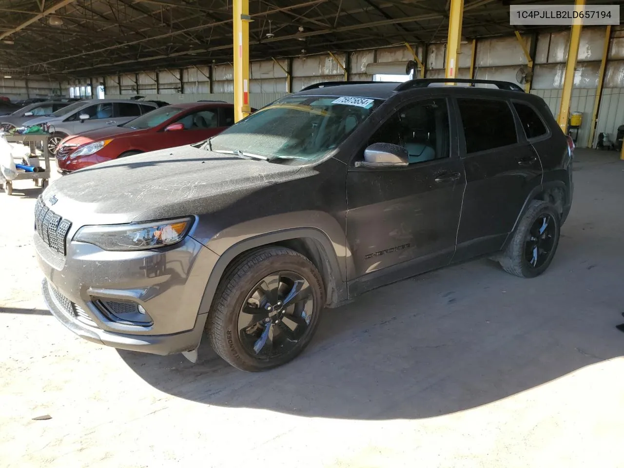 2020 Jeep Cherokee Latitude Plus VIN: 1C4PJLLB2LD657194 Lot: 75975654