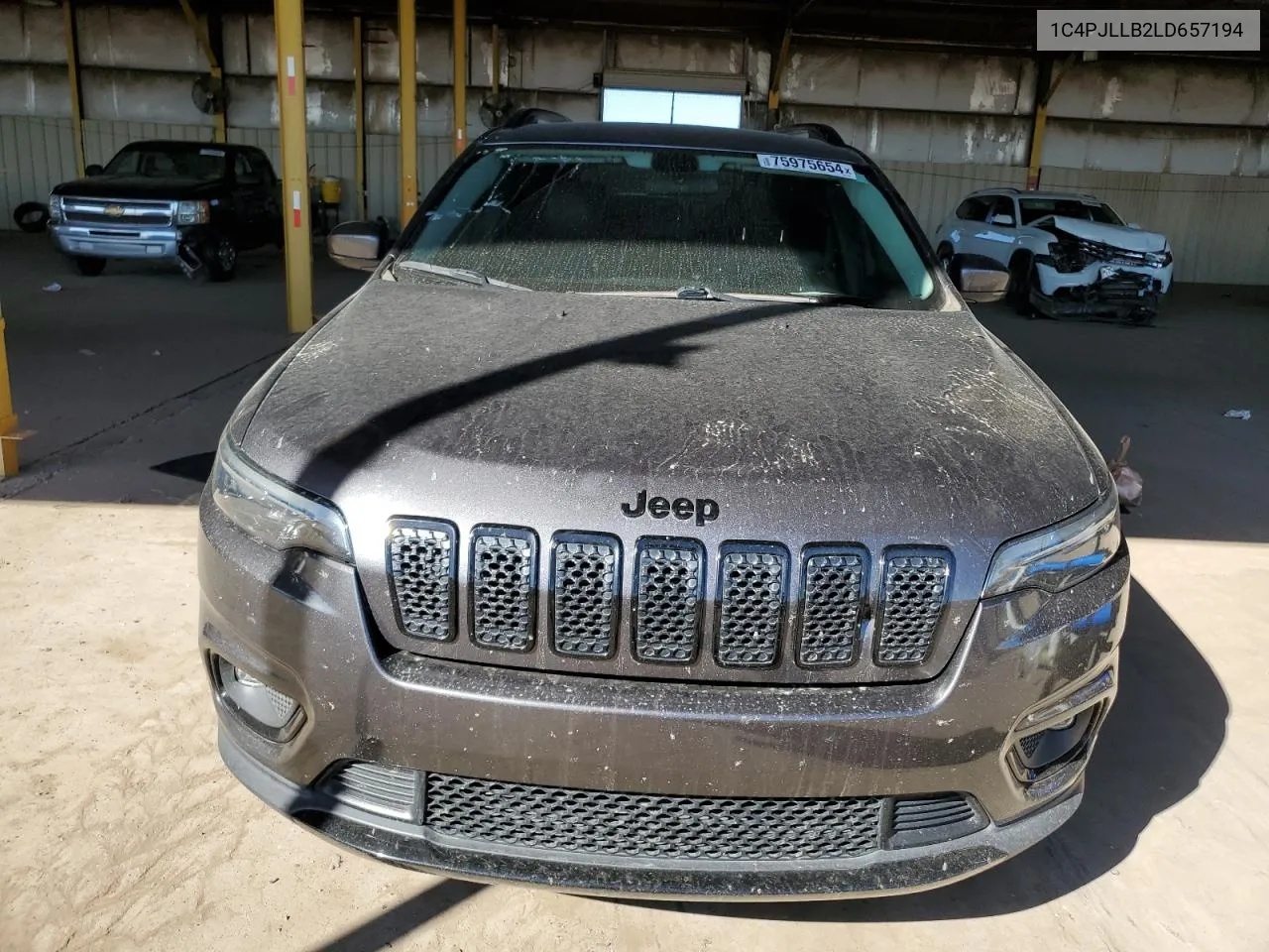 2020 Jeep Cherokee Latitude Plus VIN: 1C4PJLLB2LD657194 Lot: 75975654