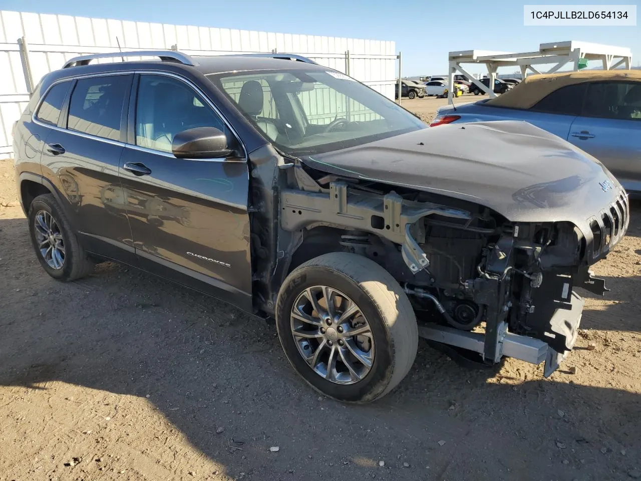 2020 Jeep Cherokee Latitude Plus VIN: 1C4PJLLB2LD654134 Lot: 75990604