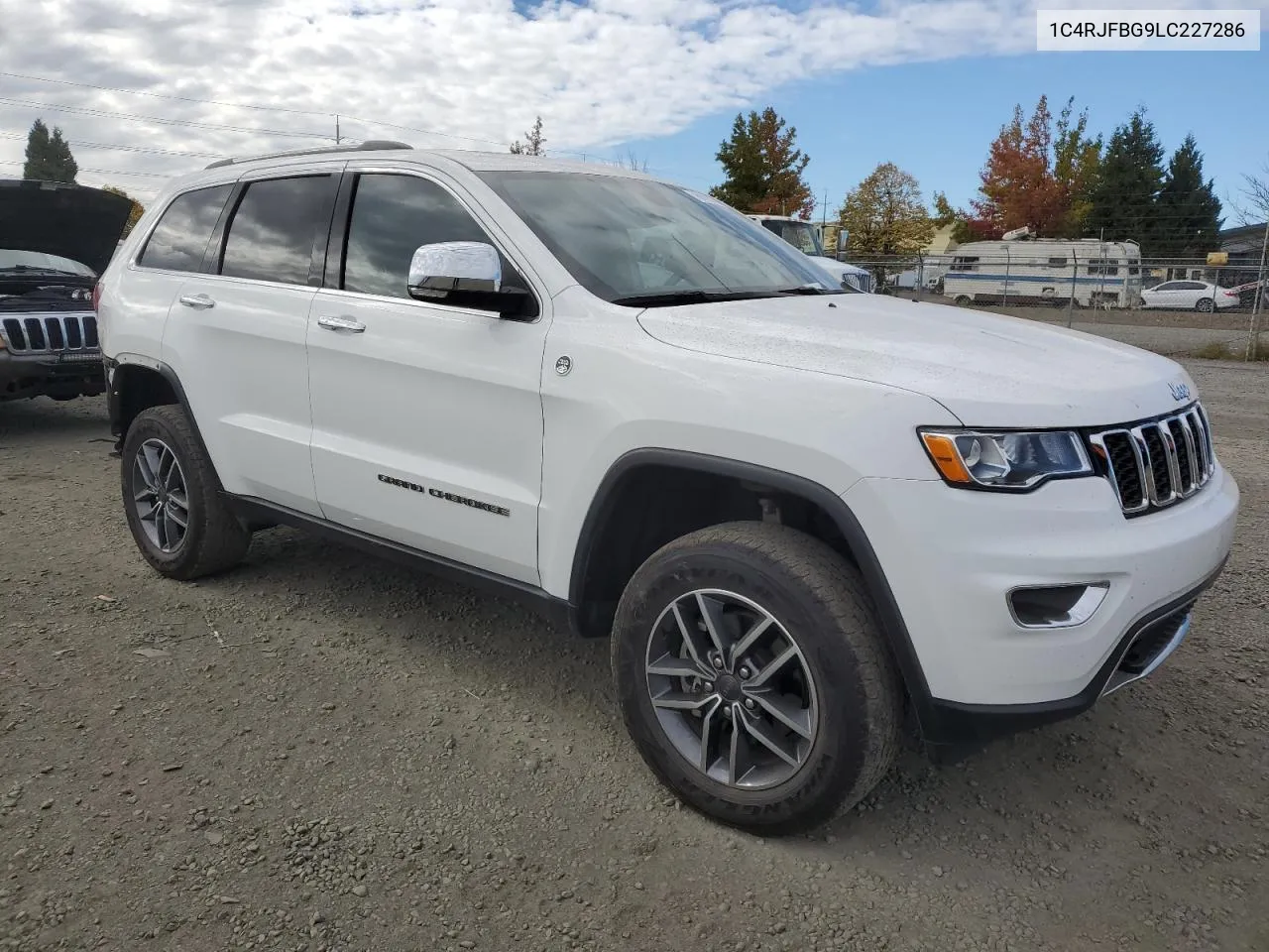 2020 Jeep Grand Cherokee Limited VIN: 1C4RJFBG9LC227286 Lot: 76112094