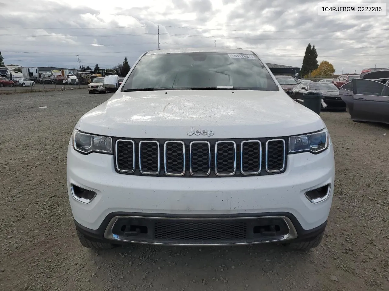 2020 Jeep Grand Cherokee Limited VIN: 1C4RJFBG9LC227286 Lot: 76112094