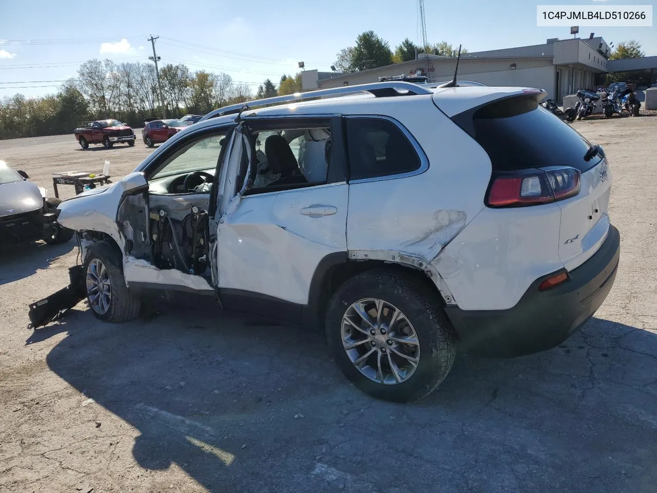 2020 Jeep Cherokee Latitude Plus VIN: 1C4PJMLB4LD510266 Lot: 76122334