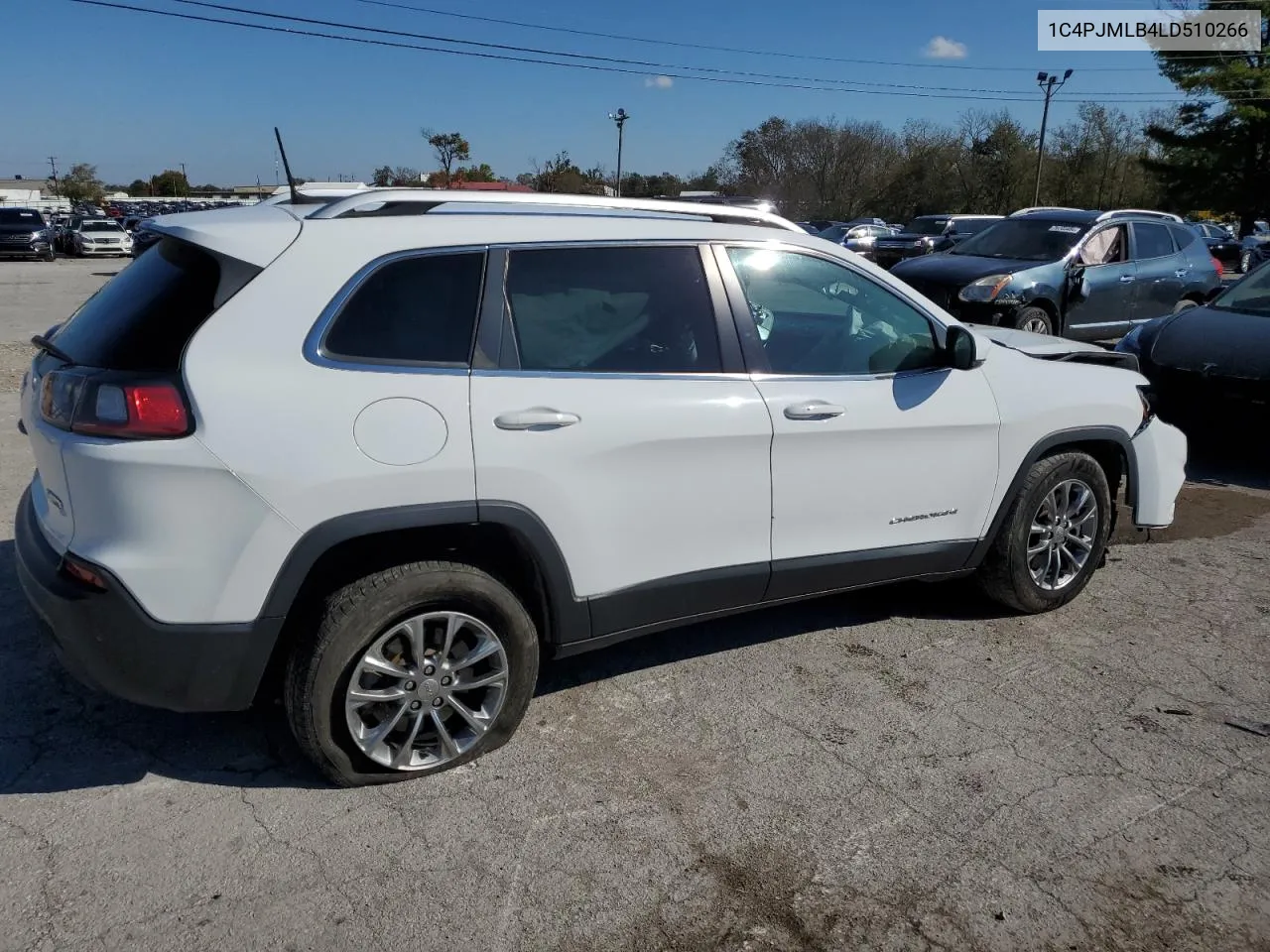 2020 Jeep Cherokee Latitude Plus VIN: 1C4PJMLB4LD510266 Lot: 76122334