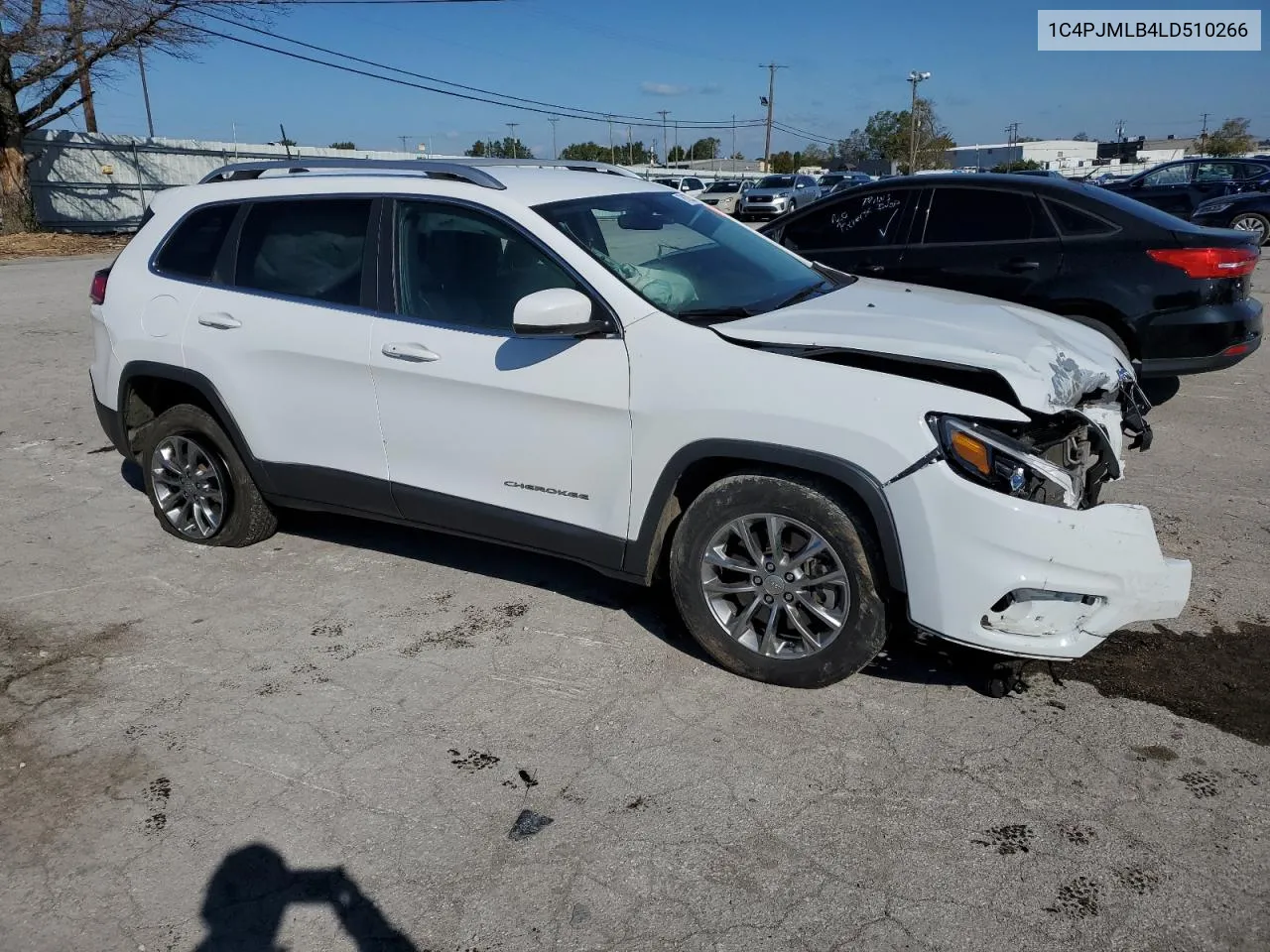 2020 Jeep Cherokee Latitude Plus VIN: 1C4PJMLB4LD510266 Lot: 76122334