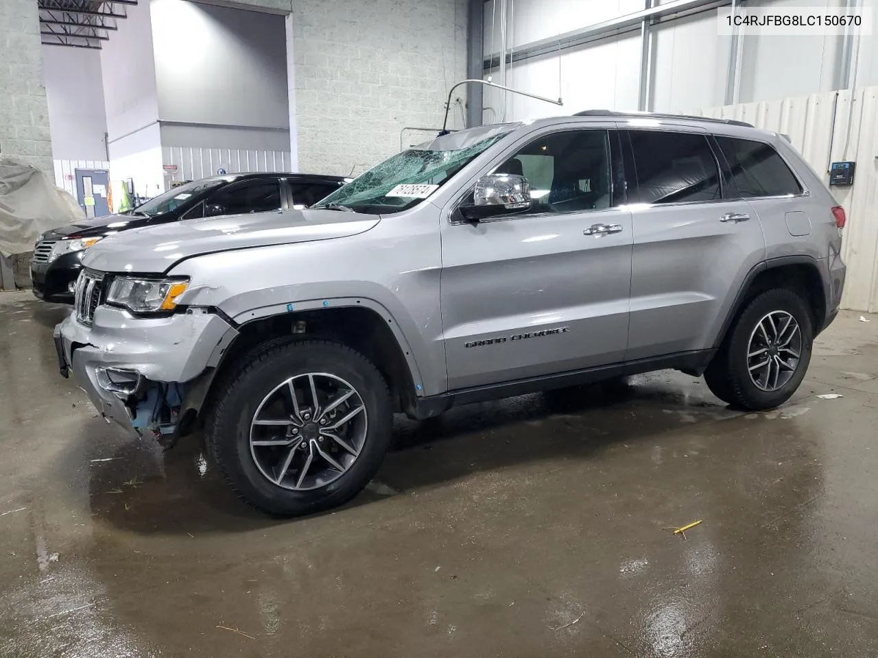 2020 Jeep Grand Cherokee Limited VIN: 1C4RJFBG8LC150670 Lot: 76128574