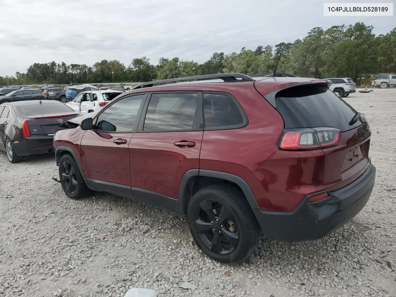 2020 Jeep Cherokee Latitude Plus VIN: 1C4PJLLB0LD528189 Lot: 76172574