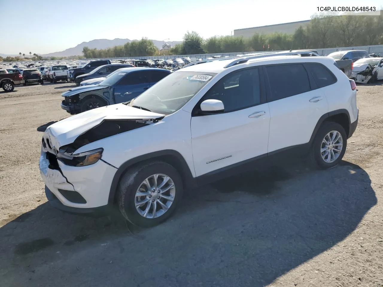 2020 Jeep Cherokee Latitude VIN: 1C4PJLCB0LD648543 Lot: 76330584