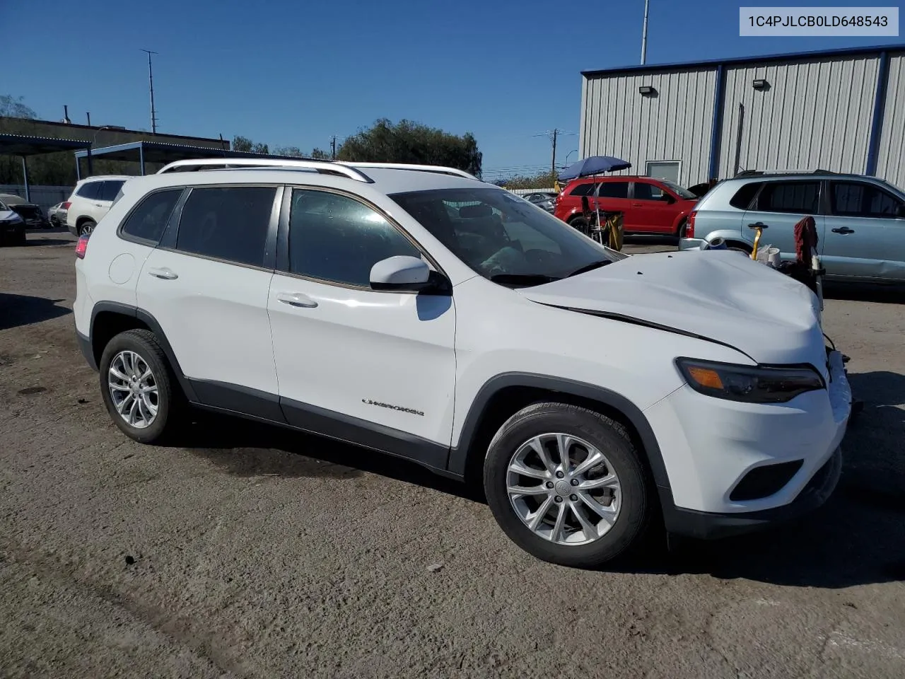 2020 Jeep Cherokee Latitude VIN: 1C4PJLCB0LD648543 Lot: 76330584