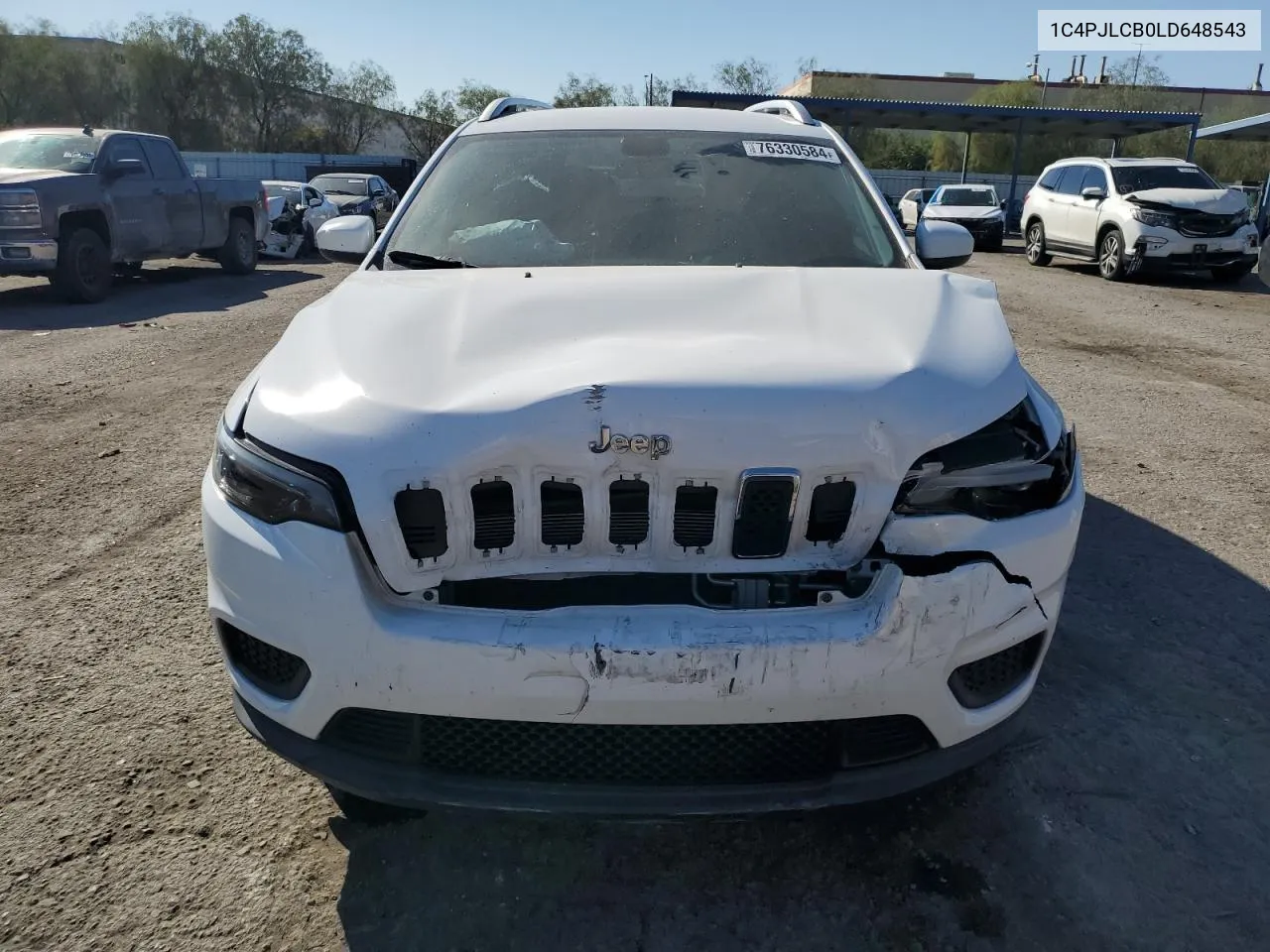 2020 Jeep Cherokee Latitude VIN: 1C4PJLCB0LD648543 Lot: 76330584