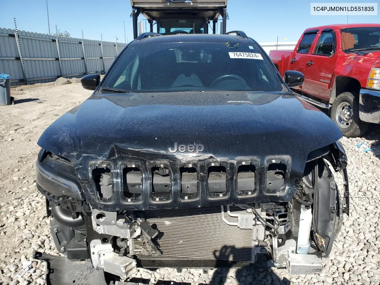 2020 Jeep Cherokee Limited VIN: 1C4PJMDN1LD551835 Lot: 76475824