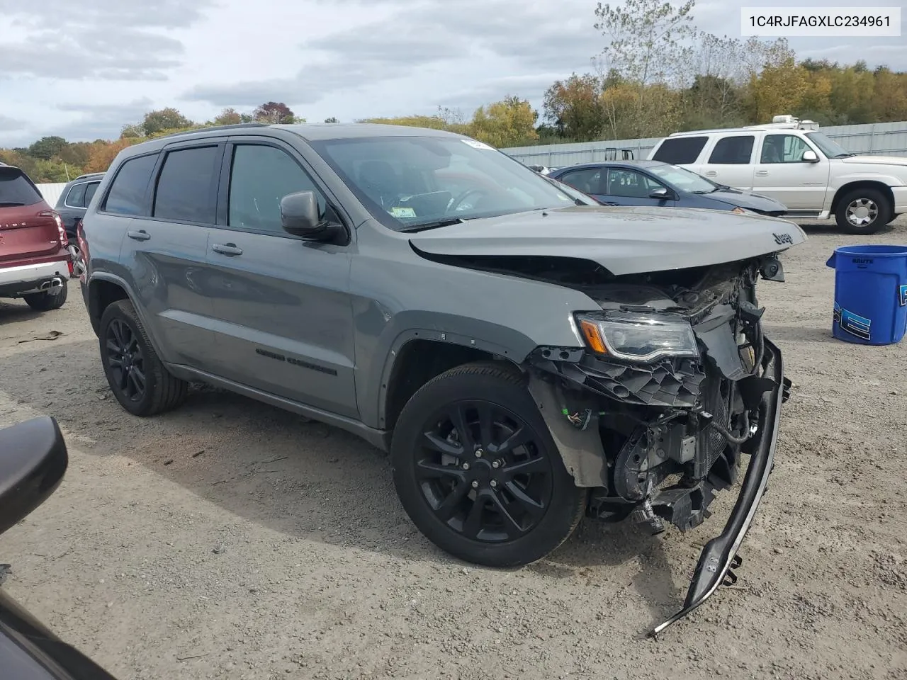 2020 Jeep Grand Cherokee Laredo VIN: 1C4RJFAGXLC234961 Lot: 76549274