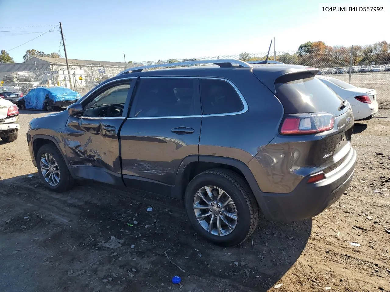 2020 Jeep Cherokee Latitude Plus VIN: 1C4PJMLB4LD557992 Lot: 76678724