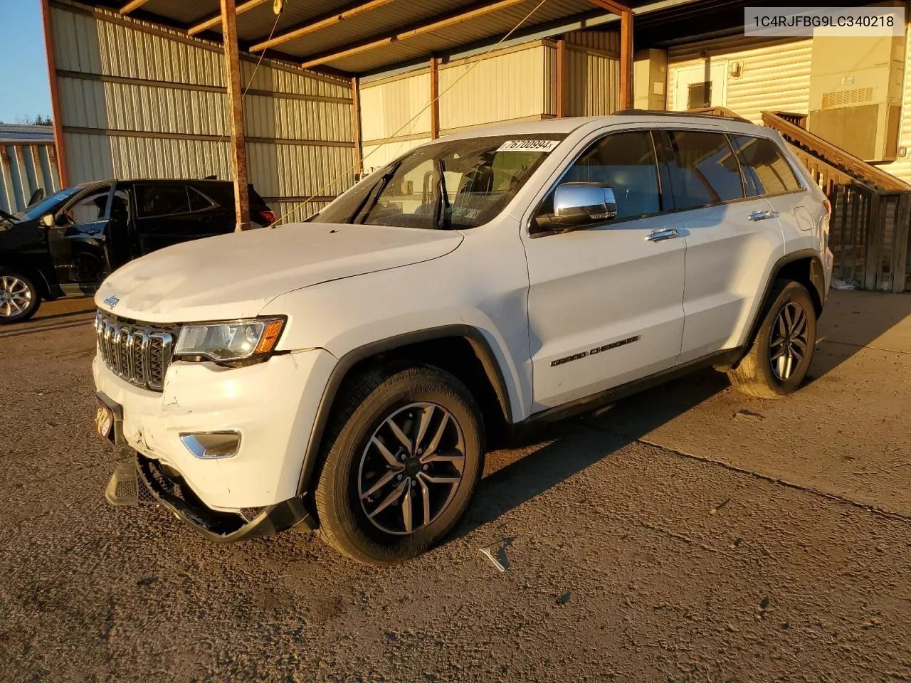 2020 Jeep Grand Cherokee Limited VIN: 1C4RJFBG9LC340218 Lot: 76700994