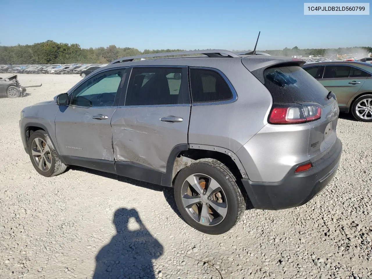 2020 Jeep Cherokee Limited VIN: 1C4PJLDB2LD560799 Lot: 76829704