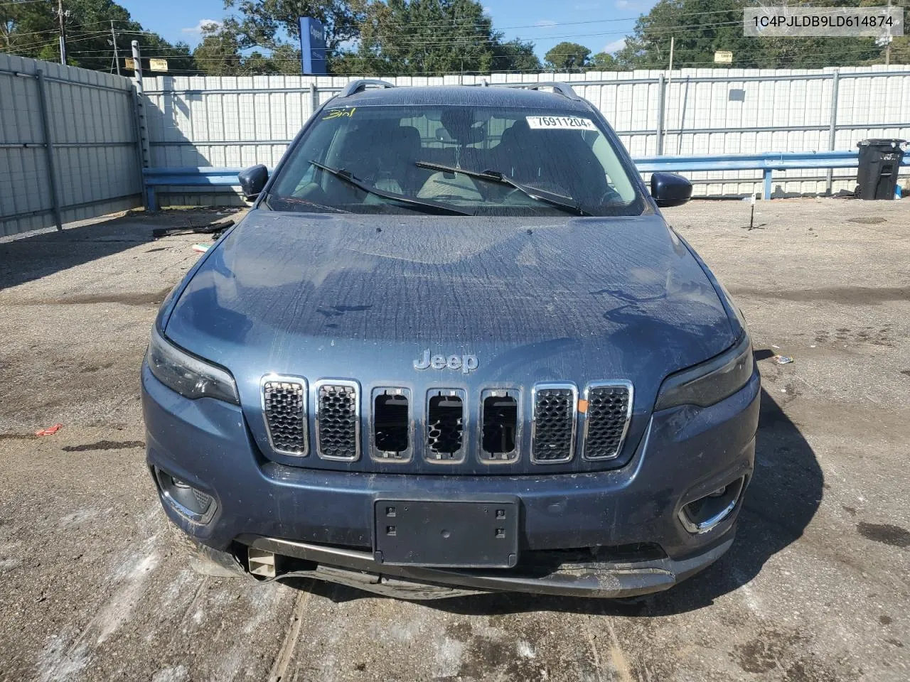 2020 Jeep Cherokee Limited VIN: 1C4PJLDB9LD614874 Lot: 76911204