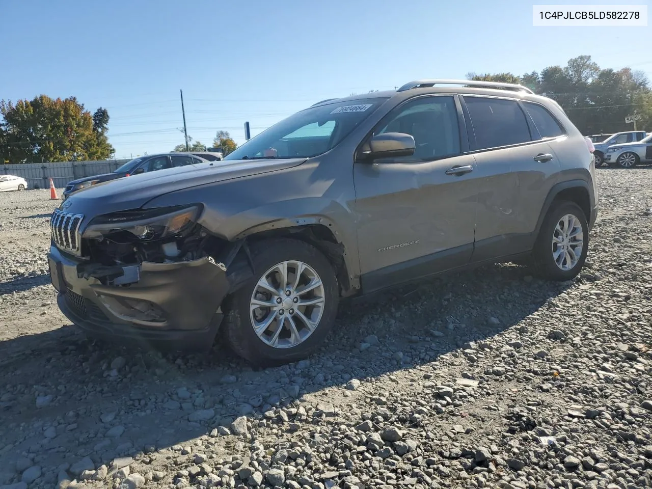 2020 Jeep Cherokee Latitude VIN: 1C4PJLCB5LD582278 Lot: 76924664