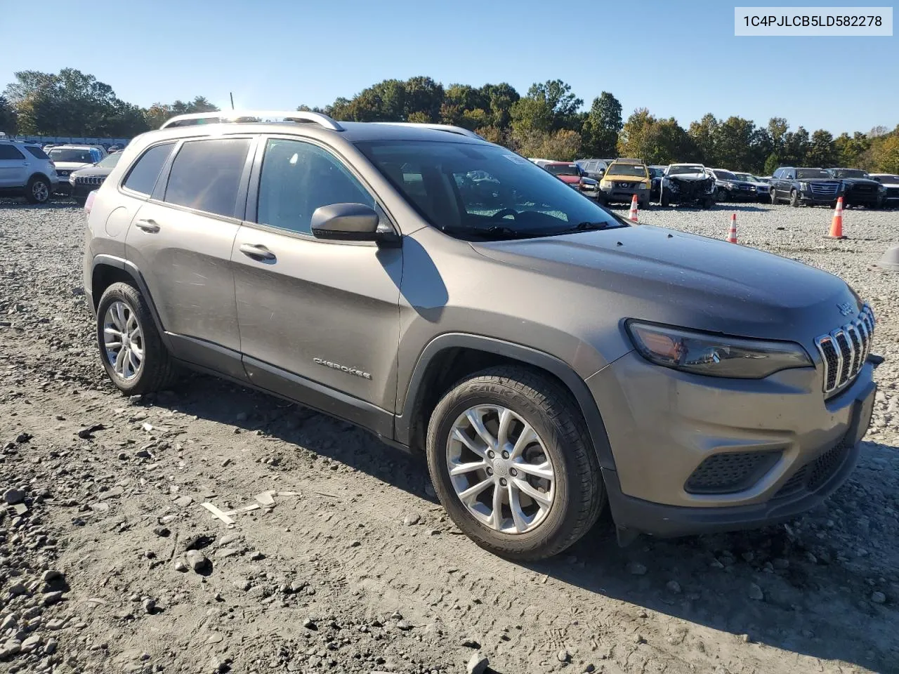 2020 Jeep Cherokee Latitude VIN: 1C4PJLCB5LD582278 Lot: 76924664