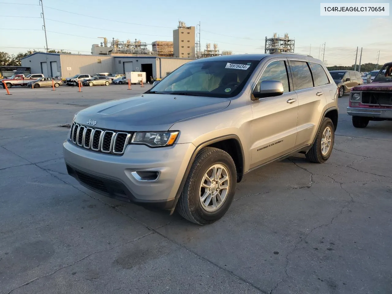 2020 Jeep Grand Cherokee Laredo VIN: 1C4RJEAG6LC170654 Lot: 76978434