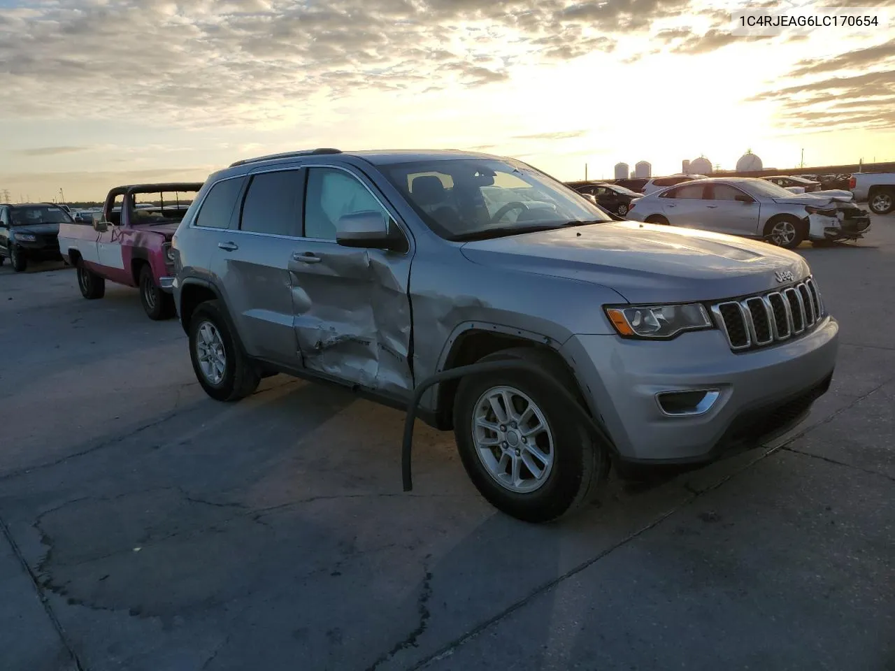 2020 Jeep Grand Cherokee Laredo VIN: 1C4RJEAG6LC170654 Lot: 76978434