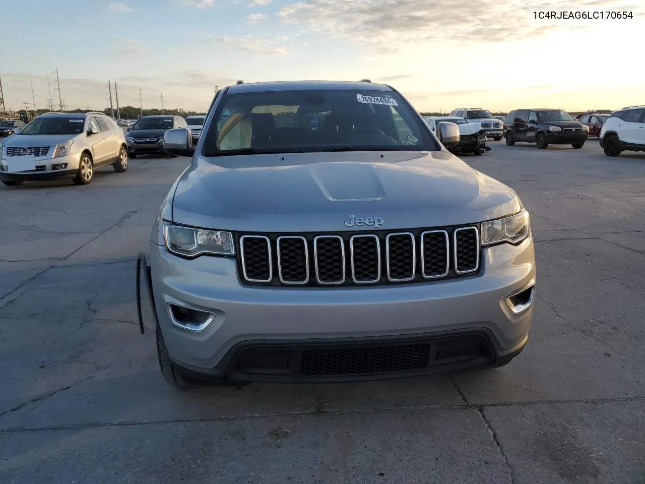 2020 Jeep Grand Cherokee Laredo VIN: 1C4RJEAG6LC170654 Lot: 76978434