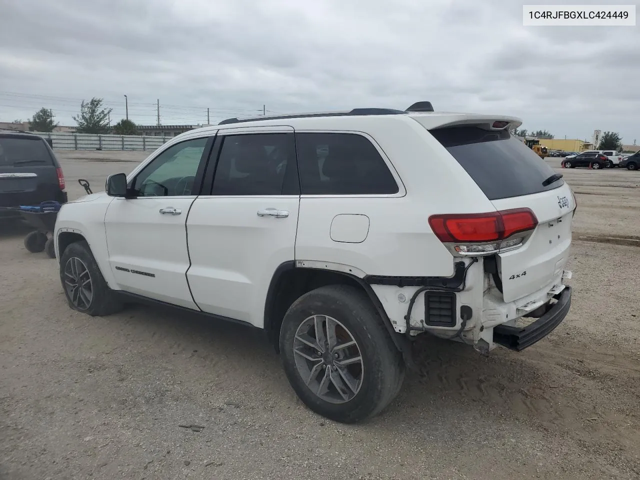 2020 Jeep Grand Cherokee Limited VIN: 1C4RJFBGXLC424449 Lot: 76980564