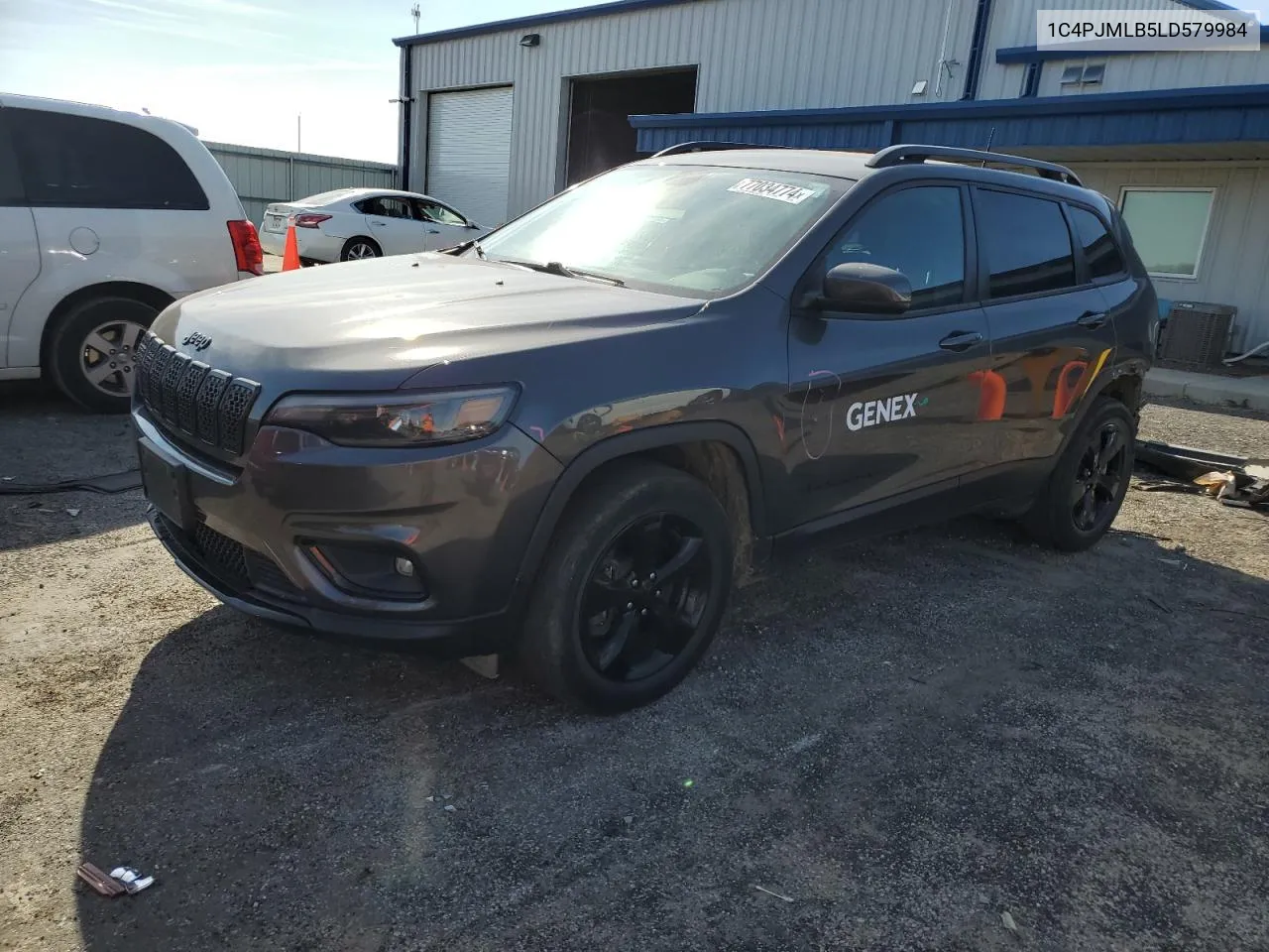 2020 Jeep Cherokee Latitude Plus VIN: 1C4PJMLB5LD579984 Lot: 77034774