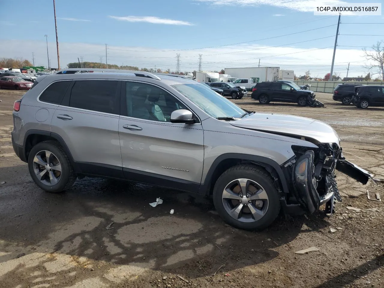 2020 Jeep Cherokee Limited VIN: 1C4PJMDXXLD516857 Lot: 77069854