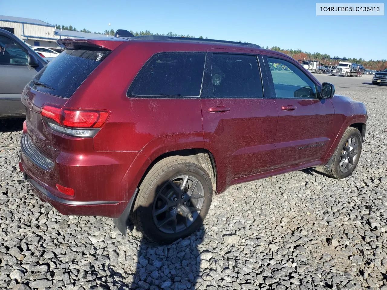 2020 Jeep Grand Cherokee Limited VIN: 1C4RJFBG5LC436413 Lot: 77109244