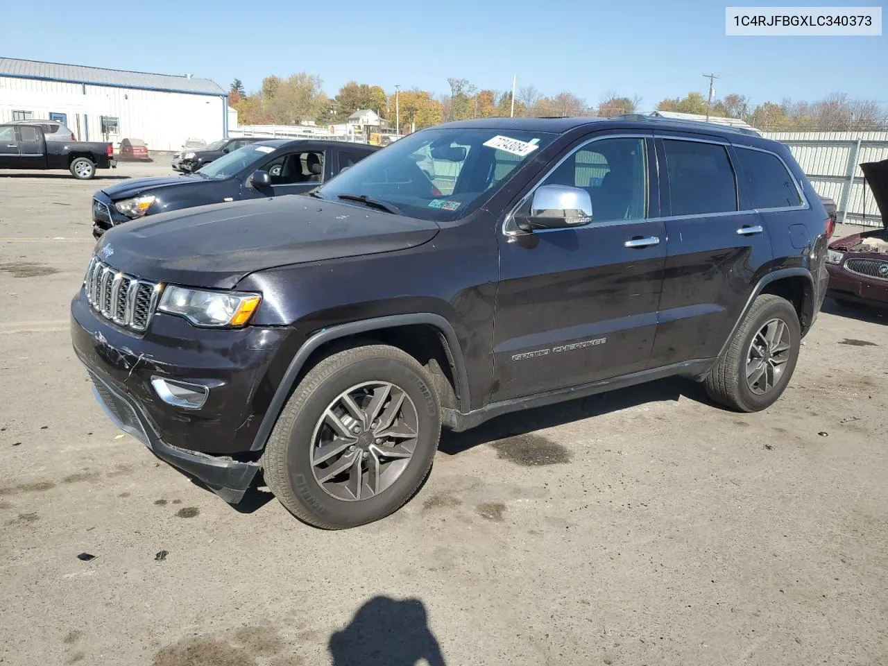 2020 Jeep Grand Cherokee Limited VIN: 1C4RJFBGXLC340373 Lot: 77243084