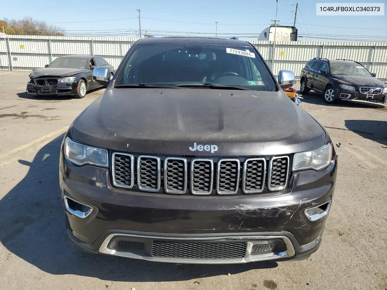 2020 Jeep Grand Cherokee Limited VIN: 1C4RJFBGXLC340373 Lot: 77243084