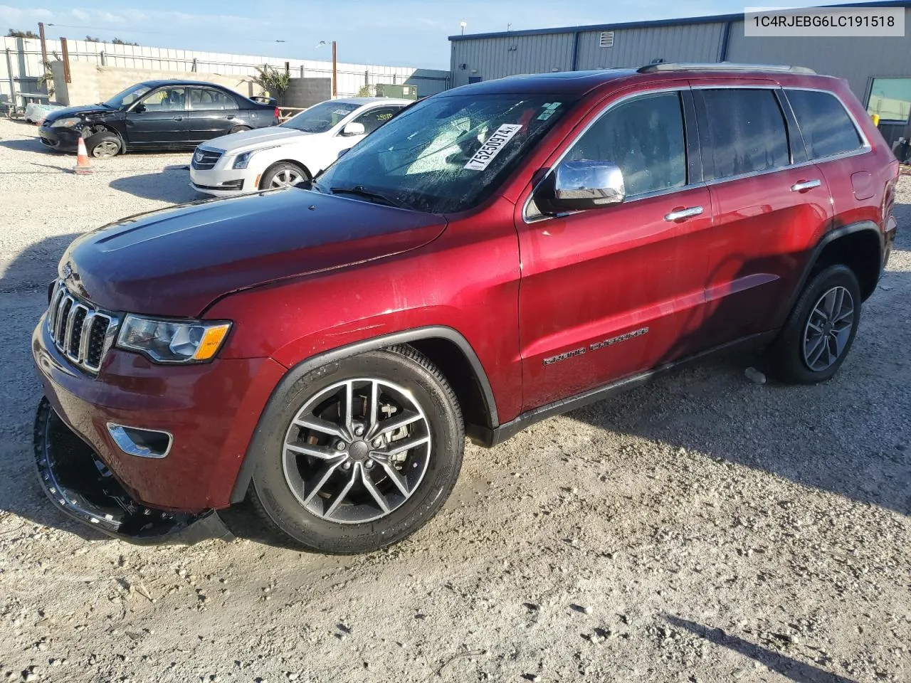 2020 Jeep Grand Cherokee Limited VIN: 1C4RJEBG6LC191518 Lot: 77331934