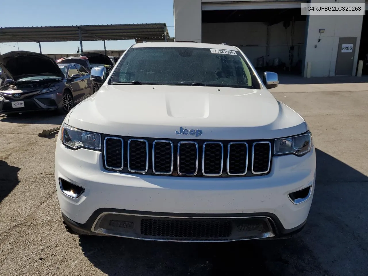 2020 Jeep Grand Cherokee Limited VIN: 1C4RJFBG2LC320263 Lot: 77387504