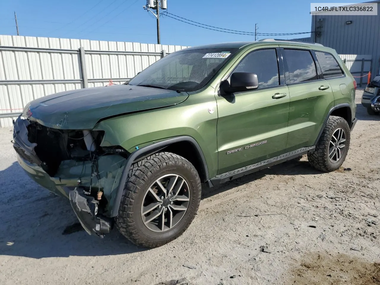 2020 Jeep Grand Cherokee Trailhawk VIN: 1C4RJFLTXLC336822 Lot: 77412894