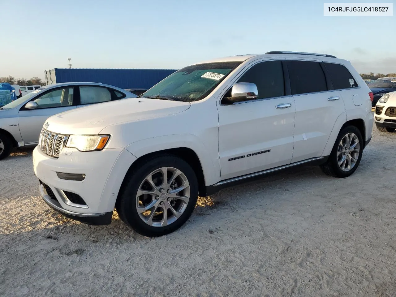 2020 Jeep Grand Cherokee Summit VIN: 1C4RJFJG5LC418527 Lot: 77573374