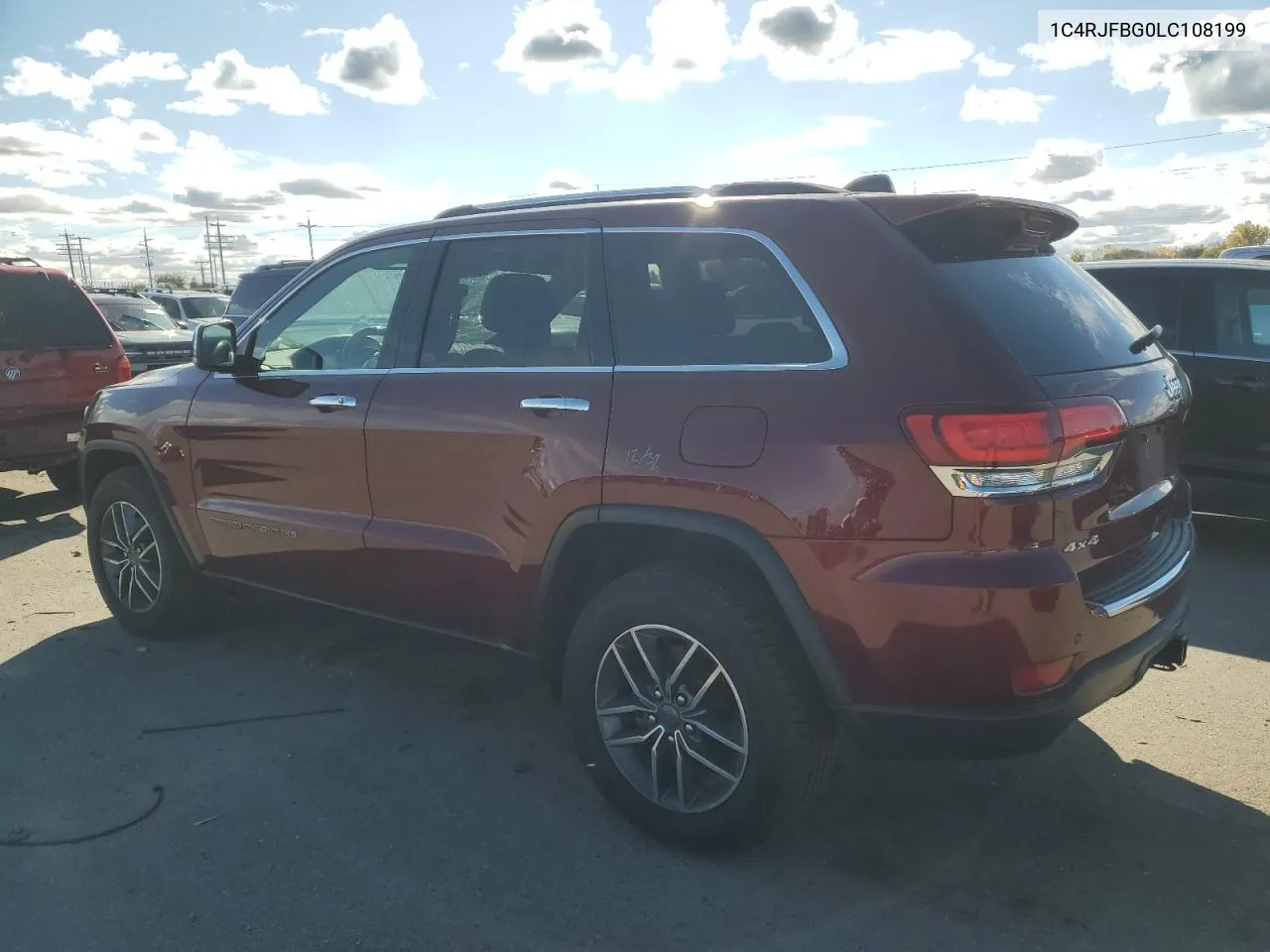 2020 Jeep Grand Cherokee Limited VIN: 1C4RJFBG0LC108199 Lot: 77669784