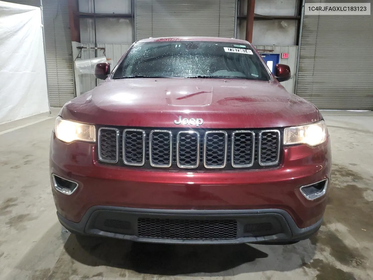 2020 Jeep Grand Cherokee Laredo VIN: 1C4RJFAGXLC183123 Lot: 77673674