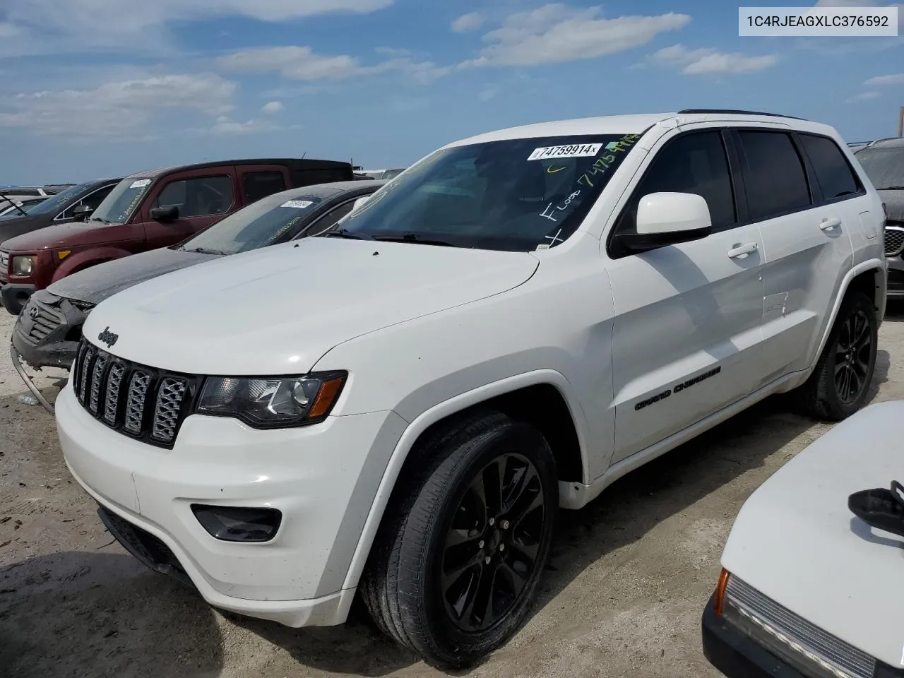 2020 Jeep Grand Cherokee Laredo VIN: 1C4RJEAGXLC376592 Lot: 77713834