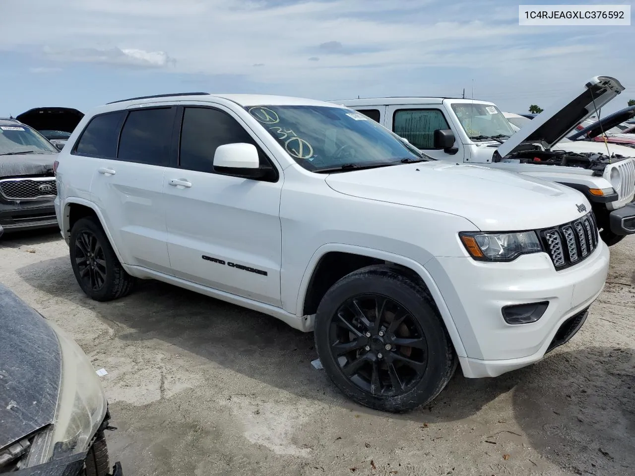 2020 Jeep Grand Cherokee Laredo VIN: 1C4RJEAGXLC376592 Lot: 77713834