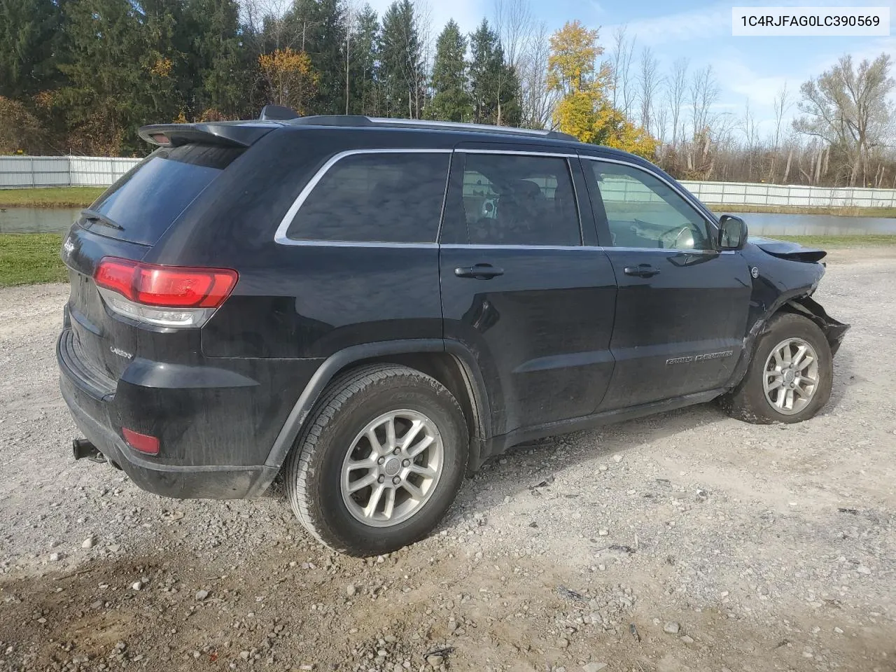 2020 Jeep Grand Cherokee Laredo VIN: 1C4RJFAG0LC390569 Lot: 77731474