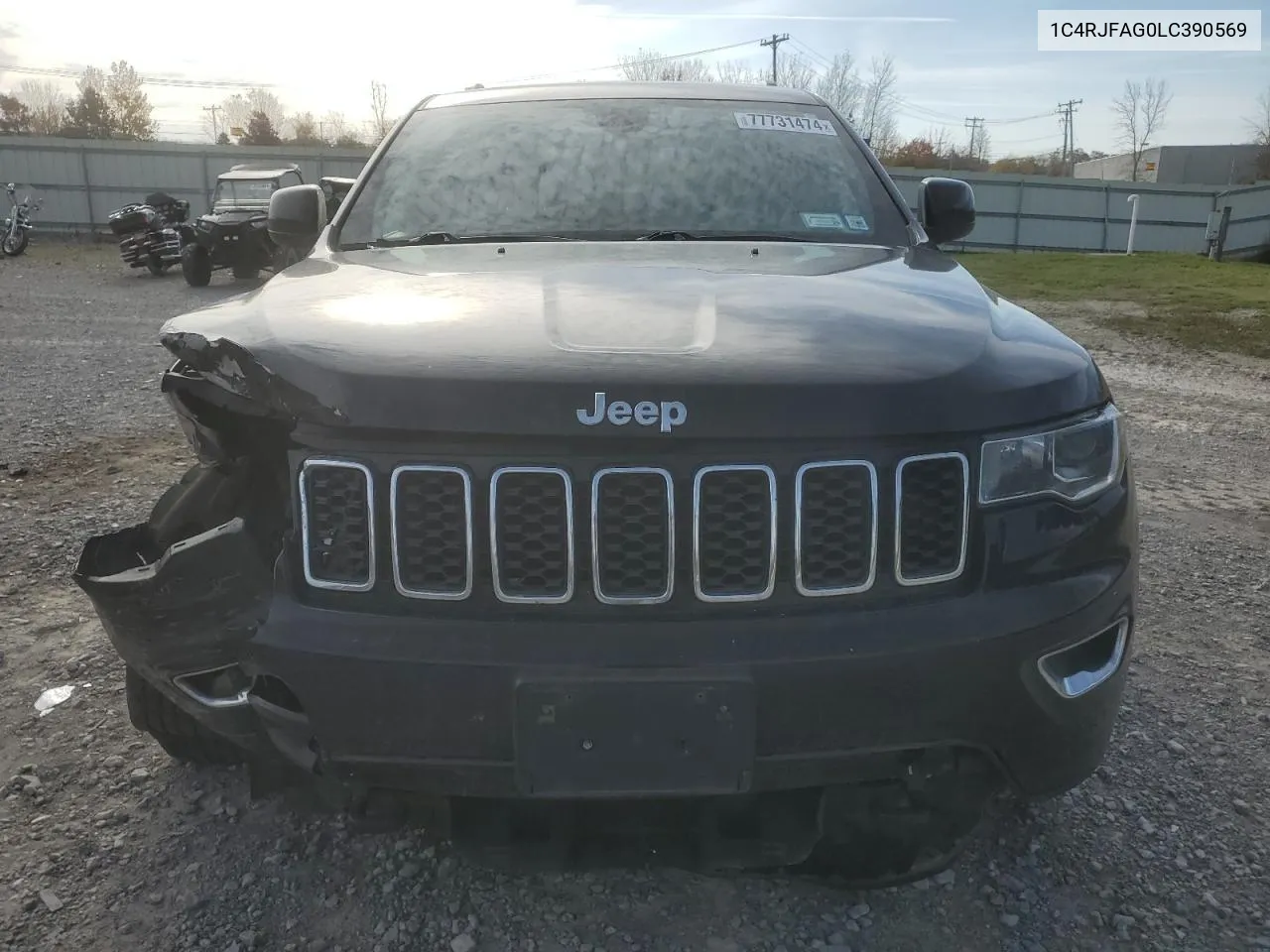 2020 Jeep Grand Cherokee Laredo VIN: 1C4RJFAG0LC390569 Lot: 77731474