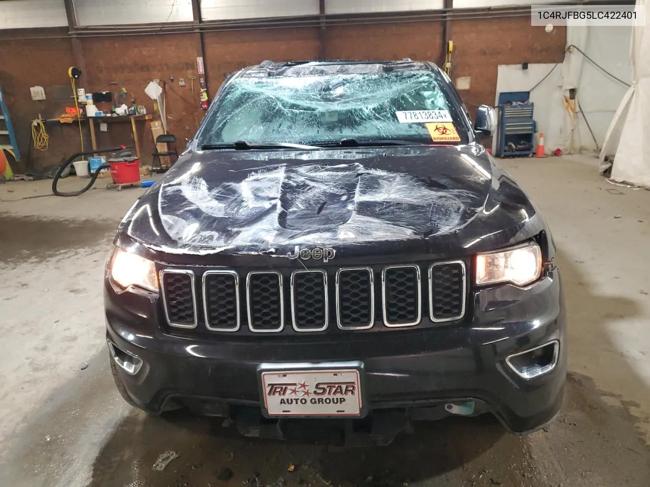 2020 Jeep Grand Cherokee Limited VIN: 1C4RJFBG5LC422401 Lot: 77813834