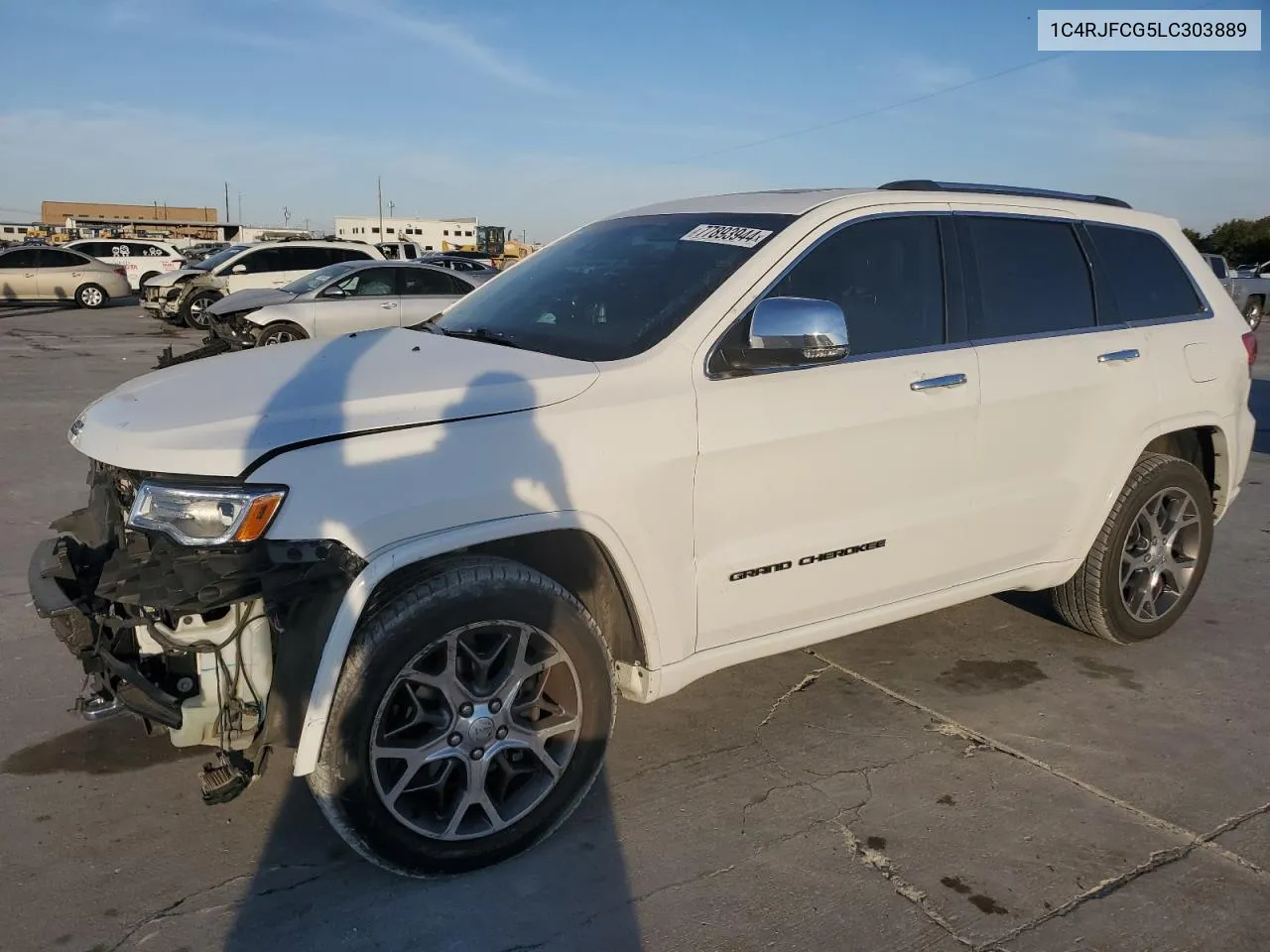 2020 Jeep Grand Cherokee Overland VIN: 1C4RJFCG5LC303889 Lot: 77893944