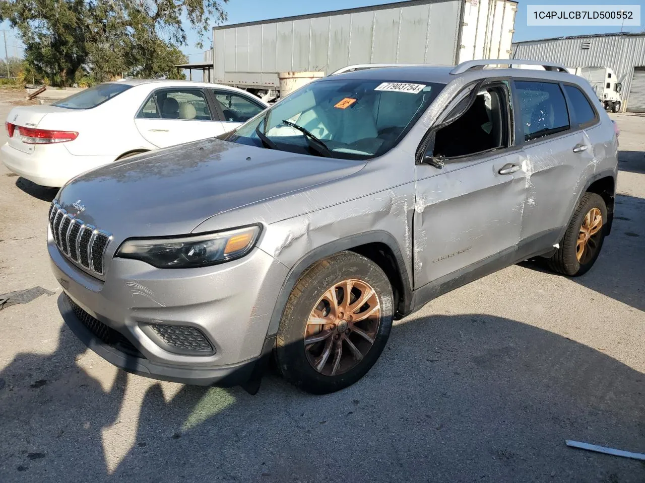 2020 Jeep Cherokee Latitude VIN: 1C4PJLCB7LD500552 Lot: 77903754