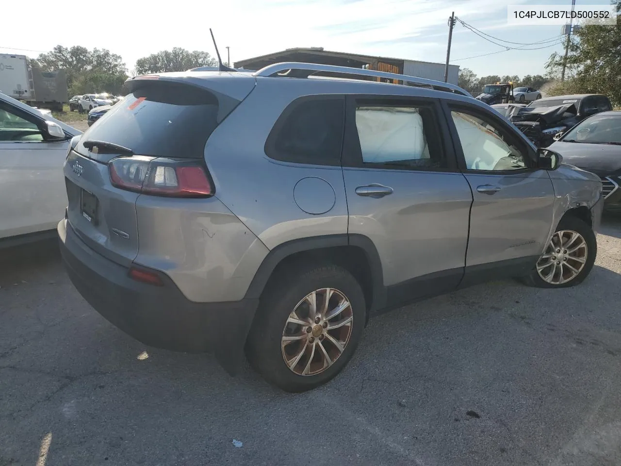 2020 Jeep Cherokee Latitude VIN: 1C4PJLCB7LD500552 Lot: 77903754