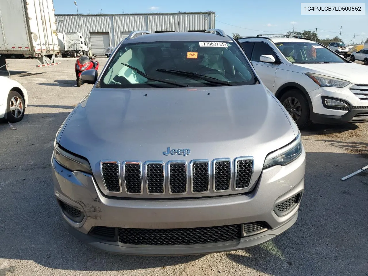 2020 Jeep Cherokee Latitude VIN: 1C4PJLCB7LD500552 Lot: 77903754