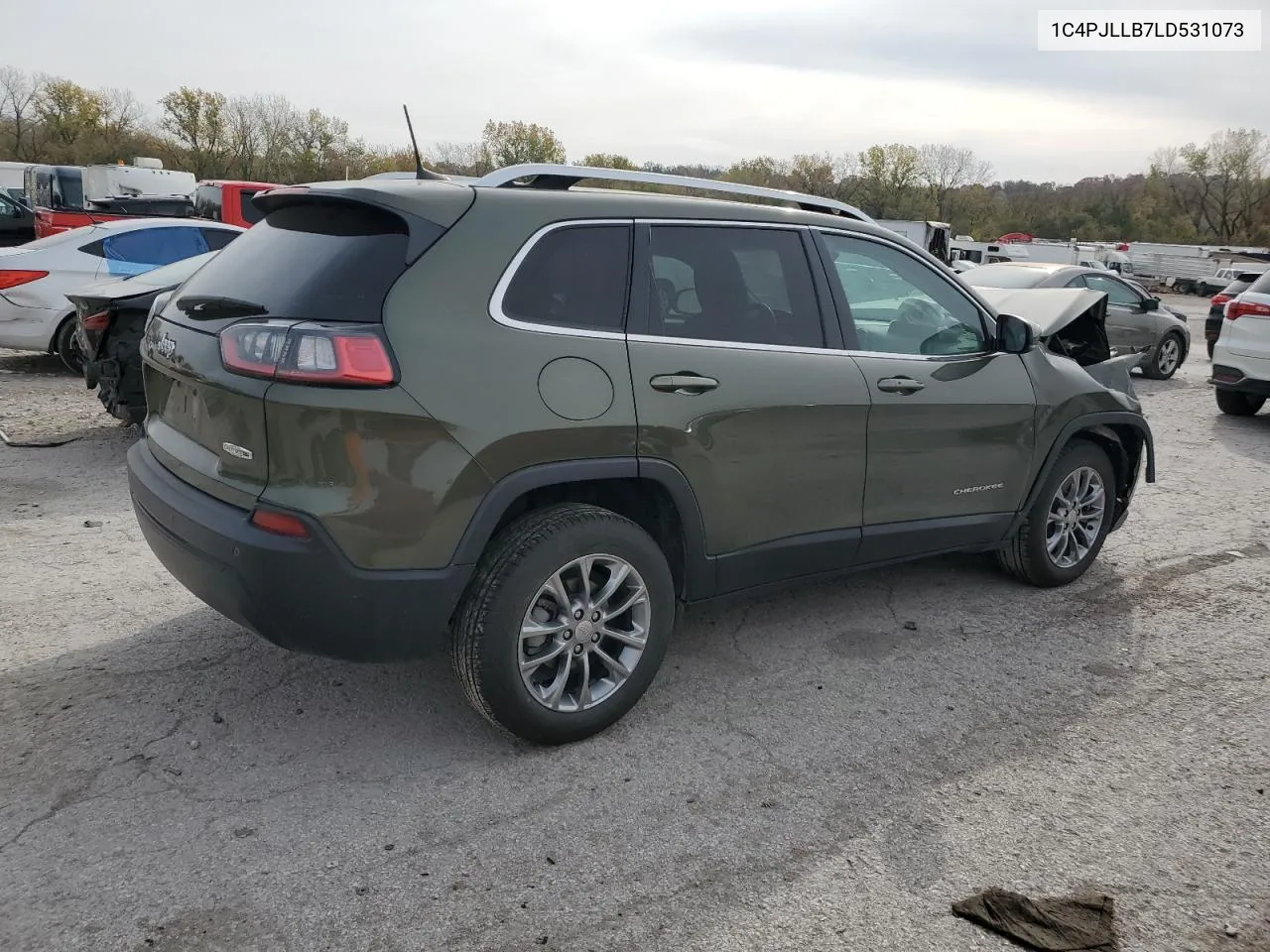 2020 Jeep Cherokee Latitude Plus VIN: 1C4PJLLB7LD531073 Lot: 78070944