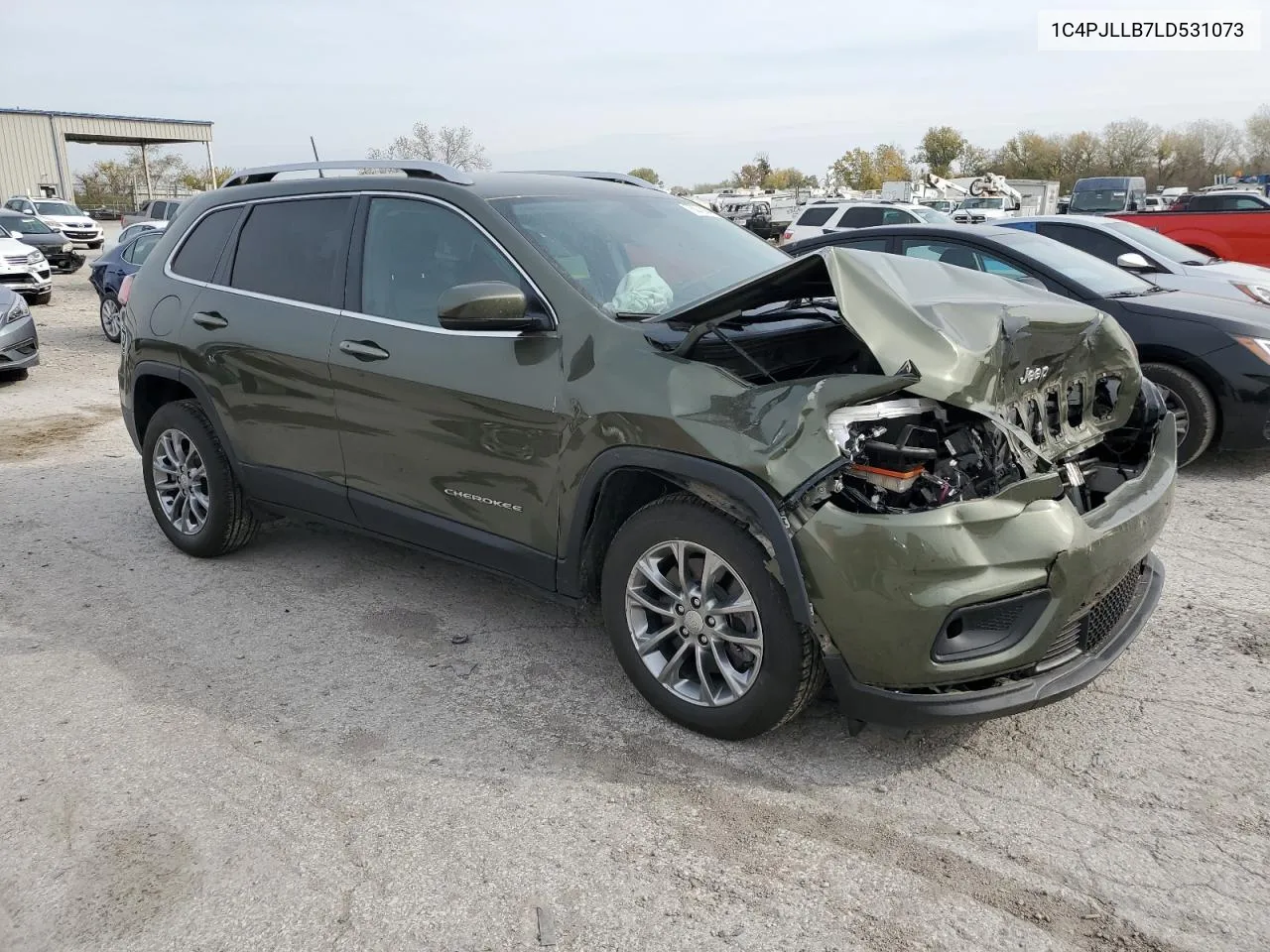 2020 Jeep Cherokee Latitude Plus VIN: 1C4PJLLB7LD531073 Lot: 78070944