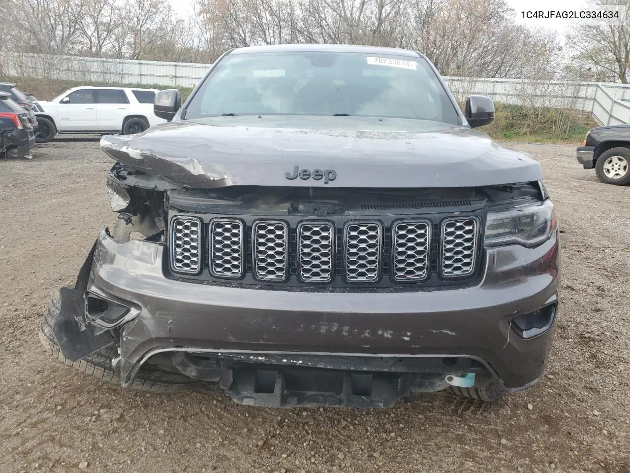 2020 Jeep Grand Cherokee Laredo VIN: 1C4RJFAG2LC334634 Lot: 78233814