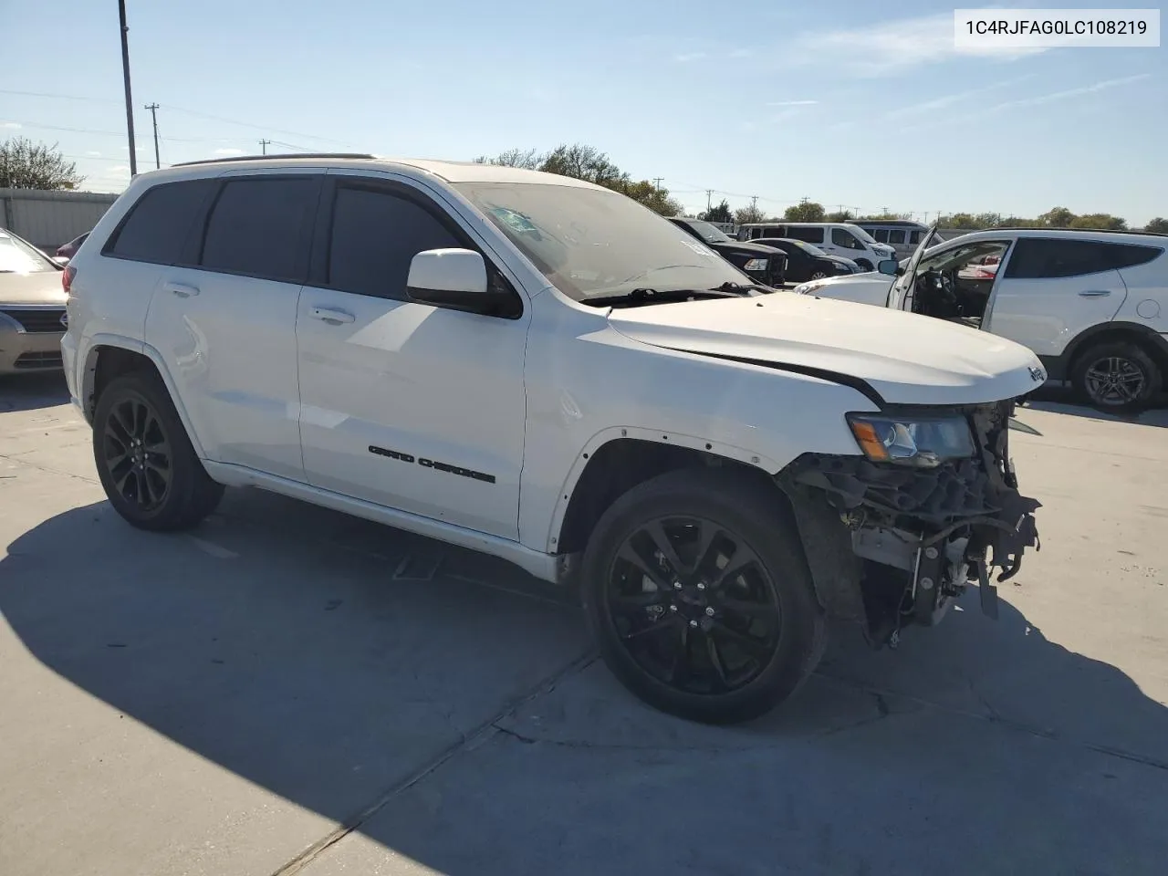 2020 Jeep Grand Cherokee Laredo VIN: 1C4RJFAG0LC108219 Lot: 78377824