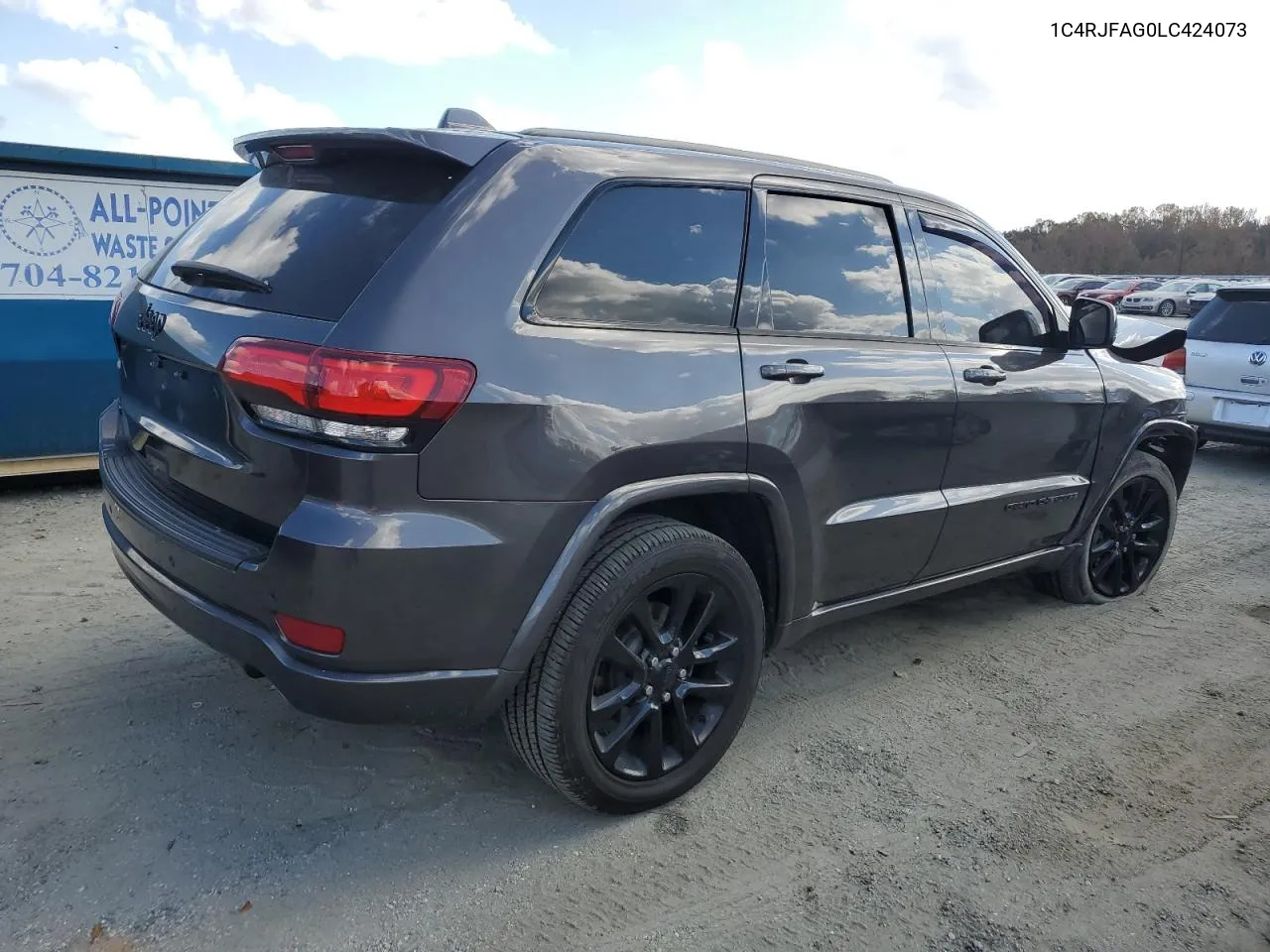 2020 Jeep Grand Cherokee Laredo VIN: 1C4RJFAG0LC424073 Lot: 78498734